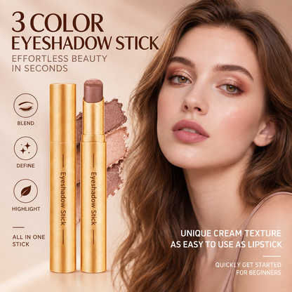 CHRISTMAS SPECIAL — Effortless 3 Color Eyeshadow Stick