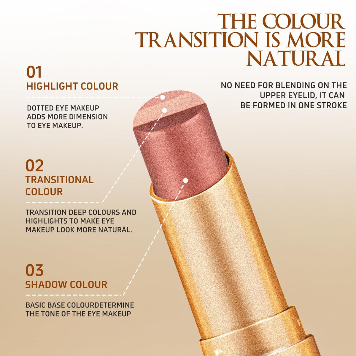 CHRISTMAS SPECIAL — Effortless 3 Color Eyeshadow Stick