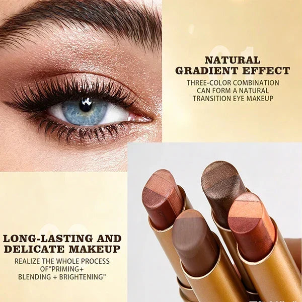 CHRISTMAS SPECIAL — Effortless 3 Color Eyeshadow Stick